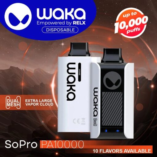 Waka Sopro PA10000 Puffs New Disposable Vape Vapes Puff 10000 Smoking Original Supplier of Electronic Cigarette Vape Elf Vapor
